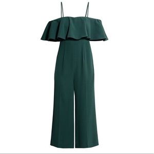 H&M green jumpsuit